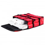 Choice Insulated Pizza Delivery Bag Red Vinyl, 18 Choice Insulated Pizza Delivery Bag Red Vinyl, 18