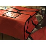 Choice Insulated Pizza Delivery Bag Red Vinyl, 18 Choice Insulated Pizza Delivery Bag Red Vinyl, 18