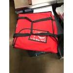 Choice Insulated Pizza Delivery Bag Red Vinyl, 18 Choice Insulated Pizza Delivery Bag Red Vinyl, 18