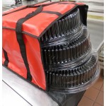 Choice Insulated Pizza Delivery Bag Red Vinyl, 18 Choice Insulated Pizza Delivery Bag Red Vinyl, 18