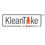 KleanTake by ServSense Stainless Steel Countertop 8-44 oz. Cup Dispenser Cabinet with Lid / Straw / Condiment Organizer - 1 Slot