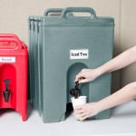 Cambro 1000LCD401 Camtainer® 11.75 Gallon Slate Blue Insulated Beverage Dispenser Cambro 1000LCD401 Camtainer® 11.75 Gallon Slate Blue Insulated Beverage Dispenser
