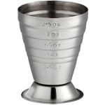 Franmara 8144 BU 2.5 oz. Stainless Steel Measuring Jigger Franmara 8144 BU 2.5 oz. Stainless Steel Measuring Jigger