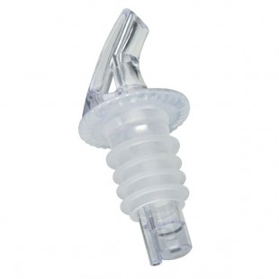 Precision Pours Free Flow Crystal Clear Heavy Cork Liquor Pourer 999 CL H - 12/Case Precision Pours Free Flow Crystal Clear Heavy Cork Liquor Pourer 999 CL H - 12/Case