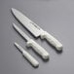 Dexter-Russell 20503 Sani-Safe 3-Piece Cutlery Set with Chef Knife, Bread Knife, and Paring Knife