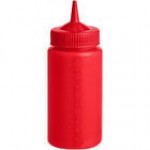 Vollrath 4916-08 Traex® 16 oz. Yellow Single Tip Wide Mouth Squeeze Bottle