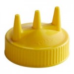 Vollrath 4916-08 Traex® 16 oz. Yellow Single Tip Wide Mouth Squeeze Bottle