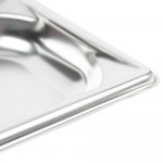 Vollrath 30512 Super Pan V® 1/2 Size Long 1 1/4 Vollrath 30512 Super Pan V® 1/2 Size Long 1 1/4