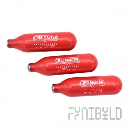 Chef Master N2O Cartridge for Whipped Cream Dispensers - 24/Box