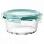 OXO Good Grips SmartSeal 8 Cup Clear Rectangular Glass Container with Leakproof Snap-On Lid OXO Good Grips SmartSeal 8 Cup Clear Rectangular Glass Container with Leakproof Snap-On Lid