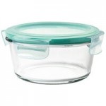 OXO Good Grips SmartSeal 8 Cup Clear Rectangular Glass Container with Leakproof Snap-On Lid OXO Good Grips SmartSeal 8 Cup Clear Rectangular Glass Container with Leakproof Snap-On Lid