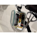 OXO Good Grips SmartSeal 8 Cup Clear Rectangular Glass Container with Leakproof Snap-On Lid OXO Good Grips SmartSeal 8 Cup Clear Rectangular Glass Container with Leakproof Snap-On Lid