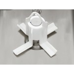 Spaceman 6236-C Gravity-Fed Single Flavor High Output Countertop Soft Serve Ice Cream Machine with 1 Hopper - 208-230V