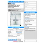 Continental Refrigerator 2RES-N-SA-HD 57