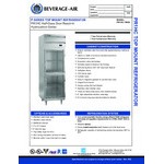 Beverage-Air P-Series PR1HC-1BHG 26 1/2 Beverage-Air P-Series PR1HC-1BHG 26 1/2