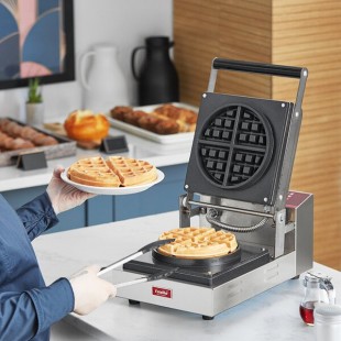 Estella WBMP1A Press-Style Belgian Waffle Maker - 120V, 1300W Estella WBMP1A Press-Style Belgian Waffle Maker - 120V, 1300W