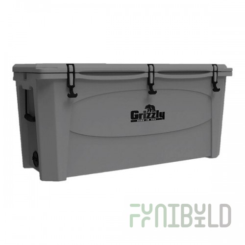 Grizzly Cooler 165 Qt. Gray Outdoor Merchandiser / Cooler