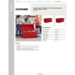 CaterGator CG170RDW Red 170 Qt. Mobile Rotomolded Outdoor Cooler / Ice Chest CaterGator CG170RDW Red 170 Qt. Mobile Rotomolded Outdoor Cooler / Ice Chest