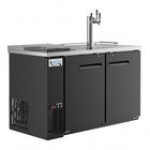 Avantco UDD-2-CT-S-3 Stainless Steel Kegerator / Beer Dispenser with Triple Tap Tower and Club Top - (2) 1/2 Keg Capacity Avantco UDD-2-CT-S-3 Stainless Steel Kegerator / Beer Dispenser with Triple Tap Tower and Club Top - (2) 1/2 Keg Capacity