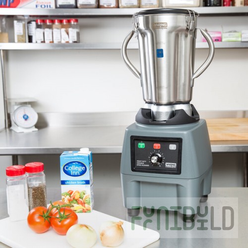 Waring CB15V 1 Gallon Variable Speed Food Blender with Stainless Steel Container - 120V