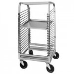 Channel 566NS 33 Pan End Load Stainless Steel Bun / Sheet Pan Rack with Wire Slides - Assembled
