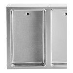 ServIt Three Pan Sealed Well Electric Steam Table with Fully Enclosed Base - 120V, 1,500W