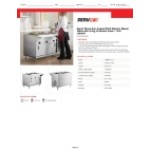 ServIt Three Pan Sealed Well Electric Steam Table with Fully Enclosed Base - 120V, 1,500W