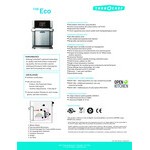 TurboChef Eco Stainless Steel Electric Countertop Rapid Cook Ventless Oven with One Touch Controls - 208/240V, 1 Phase