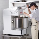Estella SM60 60 Qt. / 88 lb. Two-Speed Spiral Dough Mixer - 220V, 4 HP