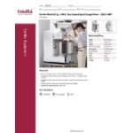 Estella SM60 60 Qt. / 88 lb. Two-Speed Spiral Dough Mixer - 220V, 4 HP