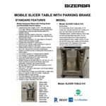 Bizerba SLICER-TABLE-315 27 1/4 Bizerba SLICER-TABLE-315 27 1/4