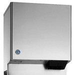 Hoshizaki DCM-500BAH-OS Opti-Serve Hands-Free Cubelet Ice Maker and Water Dispenser with Floor Stand - 618 lb. Per Day, 40 lb. Storage