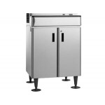 Hoshizaki DCM-500BAH-OS Opti-Serve Hands-Free Cubelet Ice Maker and Water Dispenser with Floor Stand - 618 lb. Per Day, 40 lb. Storage