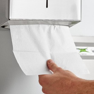 Lavex White M-Fold (Multifold) Towel - 4,000/Case Lavex White M-Fold (Multifold) Towel - 4,000/Case