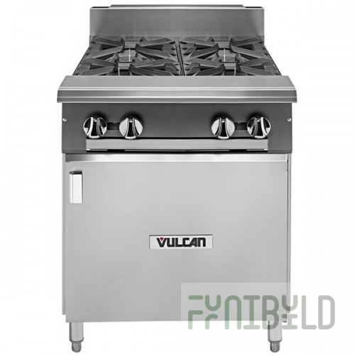 Vulcan V4B24B-LP V Series Liquid Propane 4 Burner 24