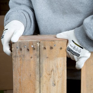 Cordova Monarch White Engineered Fiber Cut Resistant Gloves with White Polyurethane Palm Coating - Extra Large Cordova Monarch White Engineered Fiber Cut Resistant Gloves with White Polyurethane Palm Coating - Extra Large