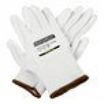 Cordova Monarch White Engineered Fiber Cut Resistant Gloves with White Polyurethane Palm Coating - Extra Large