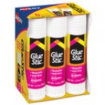 Avery® 98071 GlueStic 1.27 oz. Large Purple Disappearing Washable Nontoxic Permanent GlueStick - 6/Box