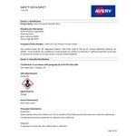 Avery® 98071 GlueStic 1.27 oz. Large Purple Disappearing Washable Nontoxic Permanent GlueStick - 6/Box