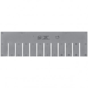 Quantum Gray Long Divider for DG92050 Dividable Grid Container - 6/Pack