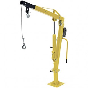 Vestil Steel Winch Truck Jib Crane with 360 Degree Swivel and 54 Vestil Steel Winch Truck Jib Crane with 360 Degree Swivel and 54