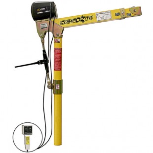 OZ Lifting Products Compozite Davit Crane with 115V AC Electric Winch OZ1200DAV-ACW - 1200 lb. Capacity OZ Lifting Products Compozite Davit Crane with 115V AC Electric Winch OZ1200DAV-ACW - 1200 lb. Capacity