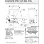Vestil 1.5 Cubic Yard Light-Duty Self-Dumping Steel Forklift Hopper D-150-LD - 2,000 lb. Capacity Vestil 1.5 Cubic Yard Light-Duty Self-Dumping Steel Forklift Hopper D-150-LD - 2,000 lb. Capacity
