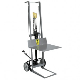 Wesco Industrial Products 400 lb. 2 Wheel Aluminum Hydraulic Pedalift with 22
