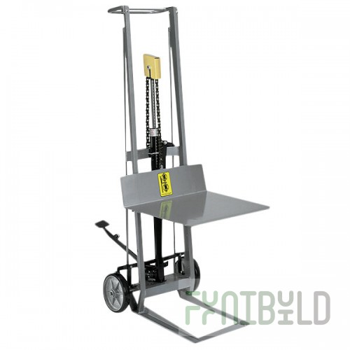 Wesco Industrial Products 400 lb. 2 Wheel Aluminum Hydraulic Pedalift with 22