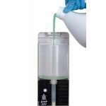 Bobrick B-2013 800 mL Stainless Steel Automatic Hands-Free Foaming Hand / Dish Soap Dispenser