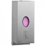 Bobrick B-2013 800 mL Stainless Steel Automatic Hands-Free Foaming Hand / Dish Soap Dispenser
