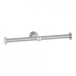 Bobrick Fino B-9890 Surface-Mounted Stainless Steel Single Jumbo Roll Toilet Tissue Holder with Satin Finish