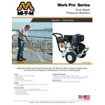 Mi-T-M Work Pro Series WP-3200-0MHB Cold Water Pressure Washer with Honda Engine - 3,200 PSI; 2.4 GPM Mi-T-M Work Pro Series WP-3200-0MHB Cold Water Pressure Washer with Honda Engine - 3,200 PSI; 2.4 GPM