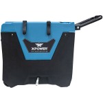 XPOWER XD-85L2-Blue 145 Pint Commercial Dehumidifier with Automatic Purge Pump, Drainage Hose, Handle, and Wheels XPOWER XD-85L2-Blue 145 Pint Commercial Dehumidifier with Automatic Purge Pump, Drainage Hose, Handle, and Wheels